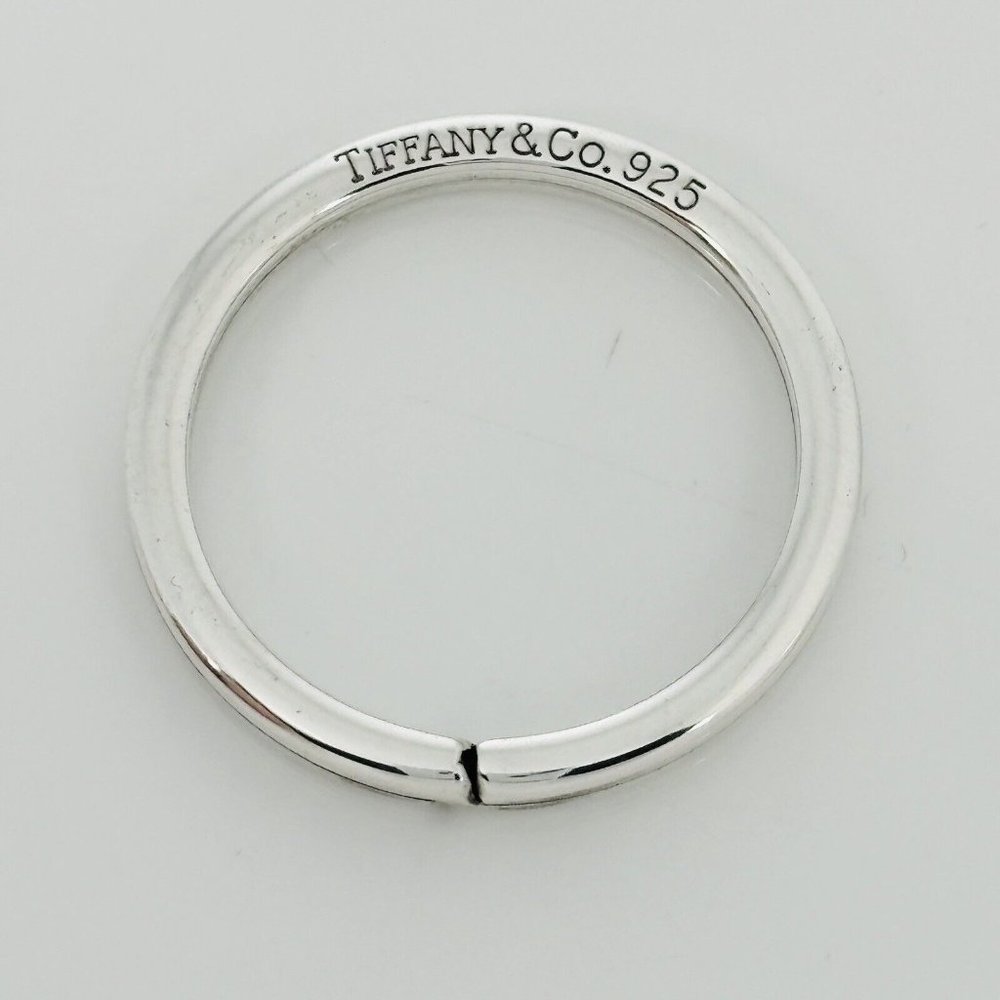 Tiffany & Co Key Ring in Sterling Silver Keyring Keychain